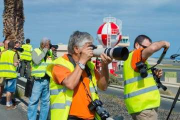  Gando congrega a 65 aficionados a la fotografía aeronáutica (Foto Antonio Rico)